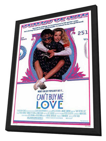 Can't Buy Me Love 27 x 40 Movie Poster - Style A - in Deluxe Wood Frame