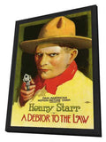 A Debtor to the Law 27 x 40 Movie Poster - Style A - in Deluxe Wood Frame