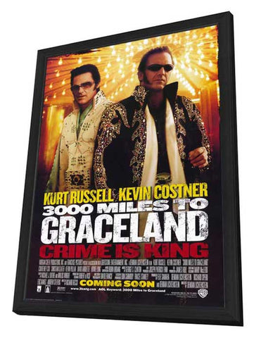 3000 Miles to Graceland 27 x 40 Movie Poster - Style A - in Deluxe Aluminum Frame