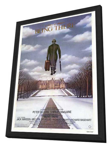 Being There 27 x 40 Movie Poster - Style A - in Deluxe Wood Frame