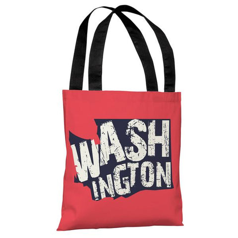 Washington State Type Tote Bag by