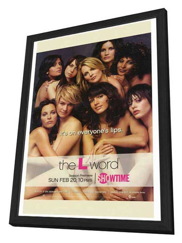 The L Word 27 x 40 TV Poster - Style A - in Deluxe Wood Frame