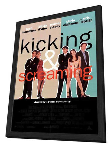 Kicking and Screaming 27 x 40 Movie Poster - Style A - in Deluxe Wood Frame