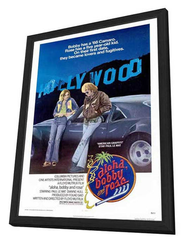 Aloha, Bobby and Rose 27 x 40 Movie Poster - Style A - in Deluxe Wood Frame