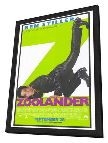 Zoolander 27 x 40 Movie Poster - Style A - in Deluxe Wood Frame