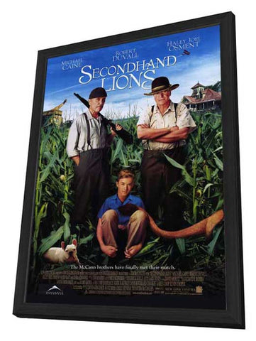 Secondhand Lions 27 x 40 Movie Poster - Style A - in Deluxe Wood Frame