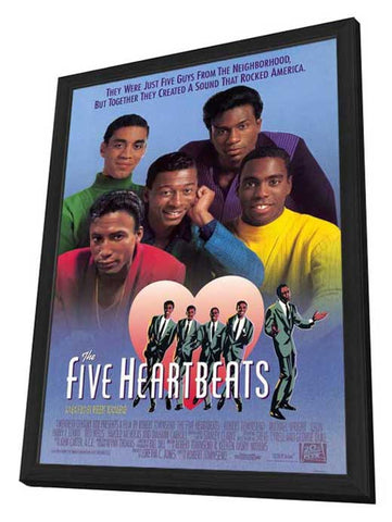 The Five Heartbeats 27 x 40 Movie Poster - Style A - in Deluxe Wood Frame