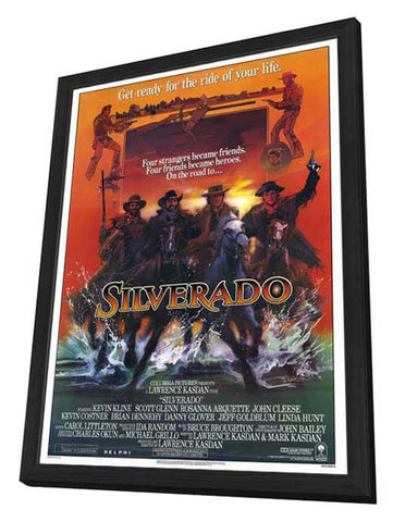 Silverado 27 x 40 Movie Poster - Style A - in Deluxe Wood Frame