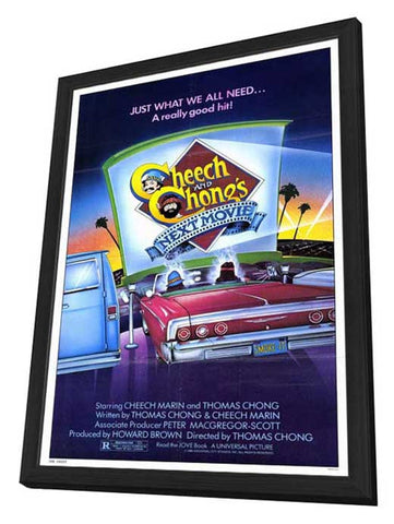 Cheech and Chong's Next Movie 27 x 40 Movie Poster - Style A - in Deluxe Wood Frame