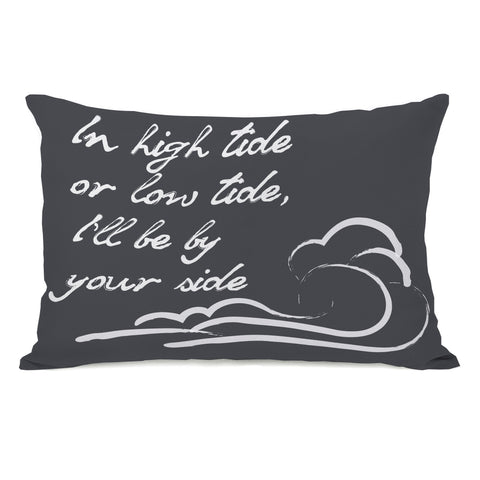 High Tide Low Tide Lumbar Pillow by OBC 14 X 20