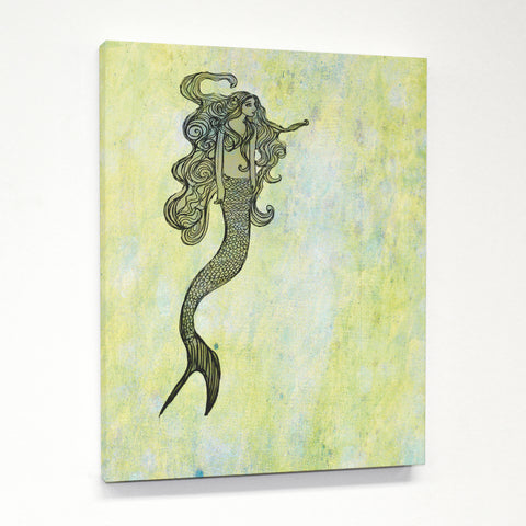 Mermaid Canvas by OBC 11 X 14