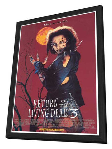 Return of the Living Dead 3 27 x 40 Movie Poster - Style A - in Deluxe Wood Frame