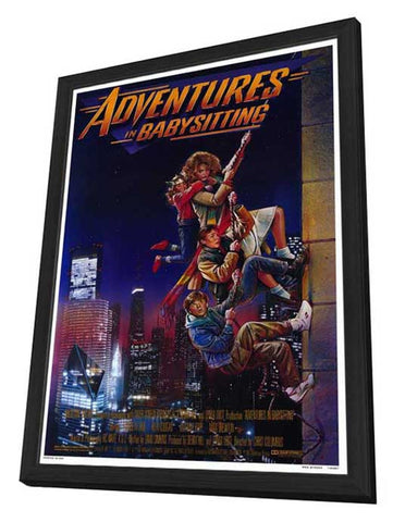 Adventures in Babysitting 27 x 40 Movie Poster - Style A - in Deluxe Wood Frame