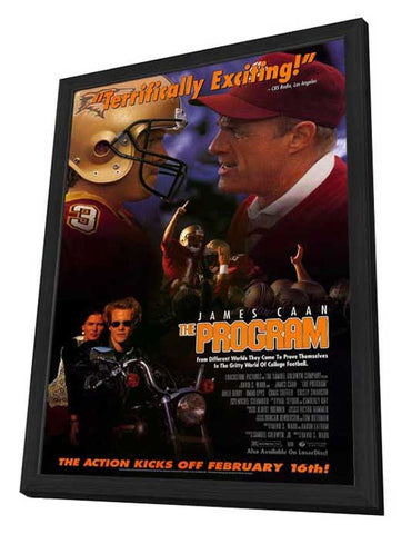 The Program 27 x 40 Movie Poster - Style A - in Deluxe Wood Frame