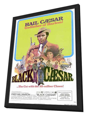 Black Caesar 27 x 40 Movie Poster - Style A - in Deluxe Wood Frame