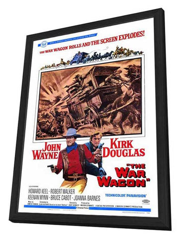 The War Wagon 27 x 40 Movie Poster - Style A - in Deluxe Wood Frame