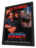 Double Impact 27 x 40 Movie Poster - Style B - in Deluxe Wood Frame
