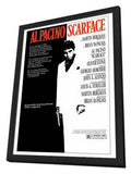 Scarface 27 x 40 Movie Poster - Style A - in Deluxe Wood Frame