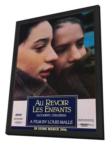 Au Revoir les Enfants 27 x 40 Movie Poster - Style A - in Deluxe Wood Frame