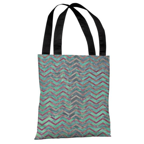 Wave Chevron Tote Bag by