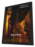 Seven 27 x 40 Movie Poster - Style A - in Deluxe Wood Frame