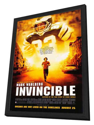 Invincible 27 x 40 Movie Poster - Style A - in Deluxe Wood Frame