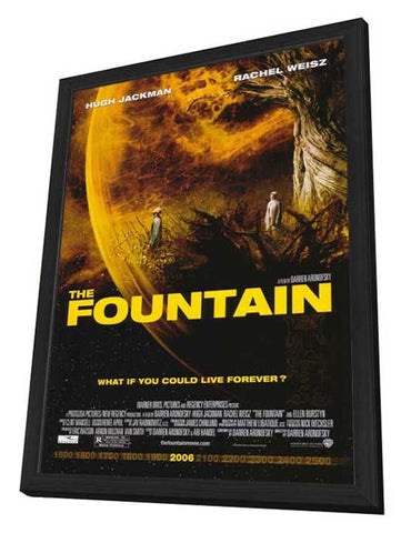 The Fountain 27 x 40 Movie Poster - Style A - in Deluxe Wood Frame