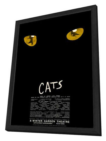Cats (Broadway) 27 x 40 Movie Poster - Style B - in Deluxe Wood Frame