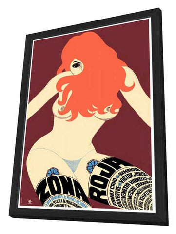 Zona Roja 27 x 40 Movie Poster - Foreign - Style A - in Deluxe Wood Frame