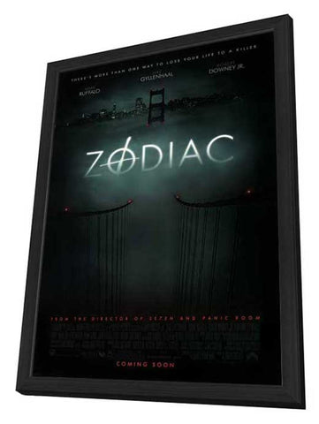 Zodiac 27 x 40 Movie Poster - Style A - in Deluxe Wood Frame