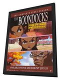 The Boondocks 27 x 40 TV Poster - Style A - in Deluxe Wood Frame