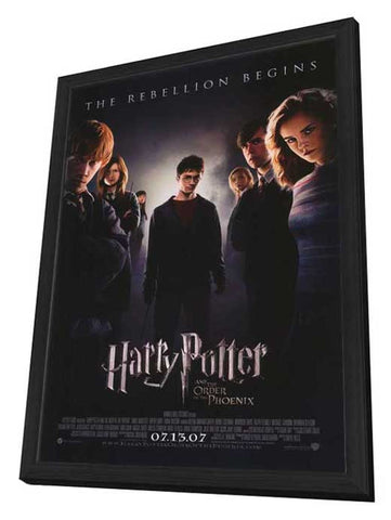 Harry Potter and the Order of the Phoenix 27 x 40 Movie Poster - Style B - in Deluxe Wood Frame