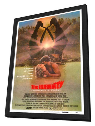 The Burning 27 x 40 Movie Poster - Style A - in Deluxe Wood Frame