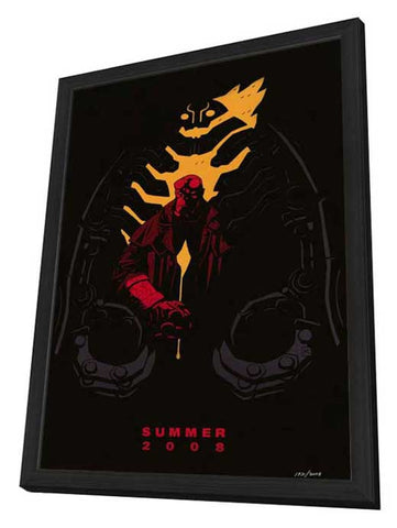 Hellboy 2: The Golden Army 27 x 40 Movie Poster - Style A - in Deluxe Wood Frame