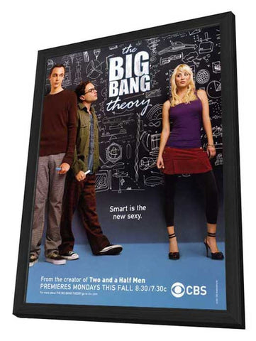 The Big Bang Theory (TV) 27 x 40 TV Poster - Style C - in Deluxe Wood Frame