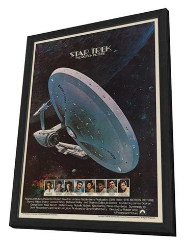 Star Trek: The Motion Picture 27 x 40 Movie Poster - Style C - in Deluxe Wood Frame