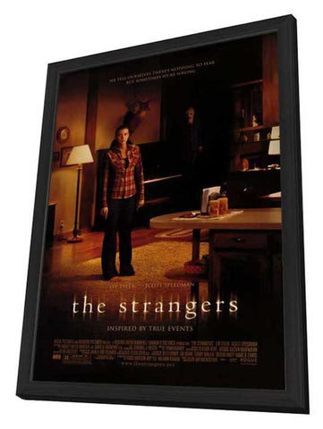 The Strangers 27 x 40 Movie Poster - Style B - in Deluxe Wood Frame