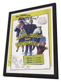 Bud Abbott Lou Costello Meet Frankenstein 27 x 40 Movie Poster - Style B - in Deluxe Wood Frame
