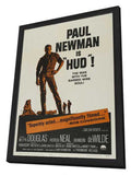 Hud 27 x 40 Movie Poster - Style C - in Deluxe Wood Frame