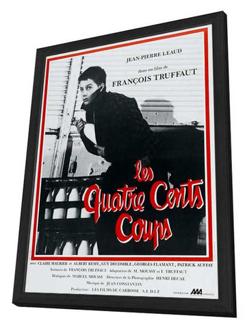 400 Blows 27 x 40 Movie Poster - French Style A - in Deluxe Aluminum Frame