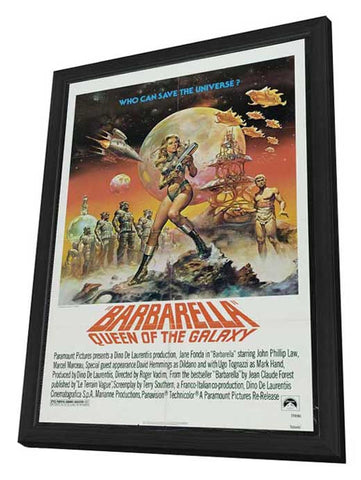 Barbarella 27 x 40 Movie Poster - Style C - in Deluxe Wood Frame