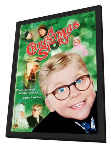 A Christmas Story 27 x 40 Movie Poster - Style C - in Deluxe Wood Frame