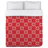 Cecile's Circles - Poppy Red - Duvet Cover 88 X 88