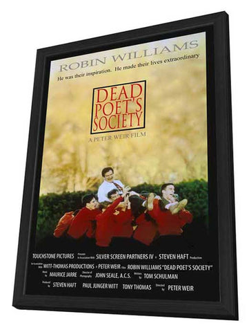 Dead Poets Society 27 x 40 Movie Poster - Style B - in Deluxe Wood Frame