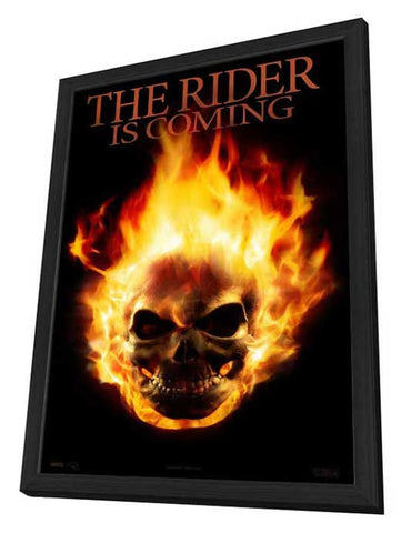 Ghost Rider 14 x 36 Movie Poster - Insert Style A - in Deluxe Wood Frame
