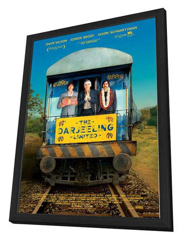 The Darjeeling Limited 27 x 40 Movie Poster - Style C - in Deluxe Wood Frame
