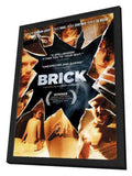Brick 27 x 40 Movie Poster - Style E - in Deluxe Wood Frame