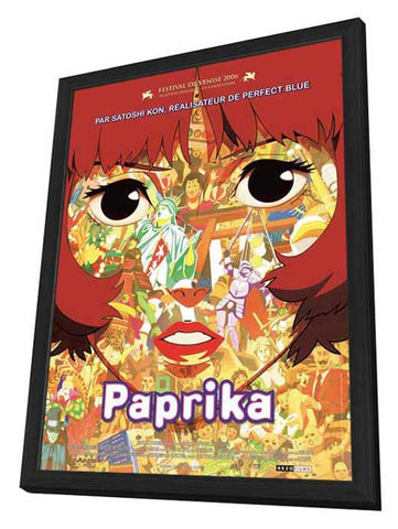 Paprika 27 x 40 Movie Poster - French Style A - in Deluxe Wood Frame