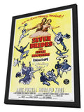 Seven Brides for Seven Brothers 27 x 40 Movie Poster - Style B - in Deluxe Wood Frame