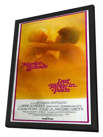 Last Tango In Paris 20 x 40 Movie Poster - Style A - in Deluxe Wood Frame